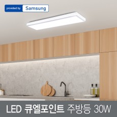 LED 큐엘 포인트 주방등 30W 삼성칩